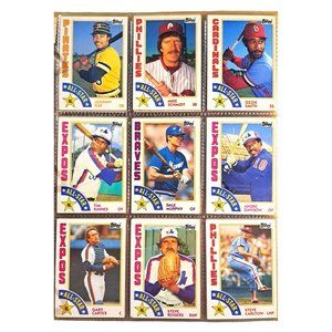1984 Topps #386-404 All Star Set Baseball Cards